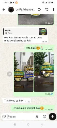 Testimonial Papan Bunga Pernikahan dalembalar