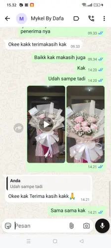 Testimonial Buket Bunga dalembalar