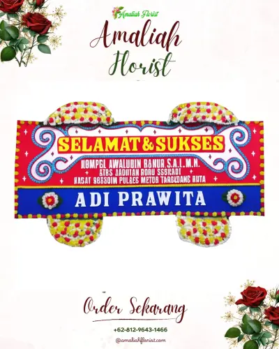 Karangan Bunga Ucapan Selamat dalembalar